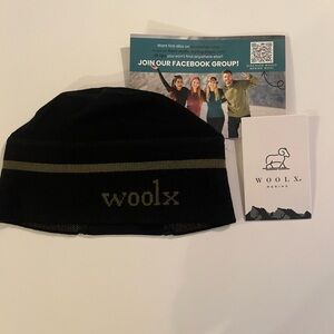 Woolx Black Beanie
